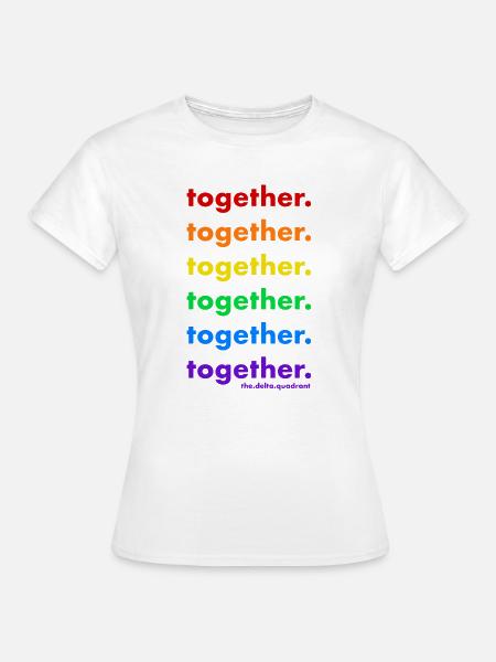 zusammen queer - Frauen T-Shirt - Weiß