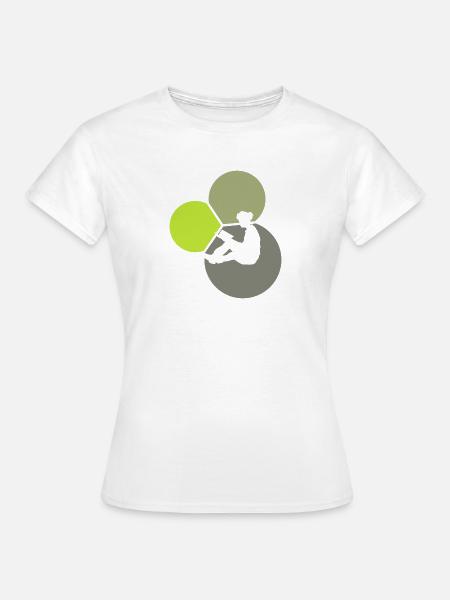 Leseratte Bildung - Frauen T-Shirt - Weiß
