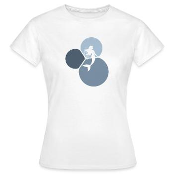 Lamantin à nageoires - T-shirt Femme - blanc - Devant - AI Model Female 172 dark (172cm)