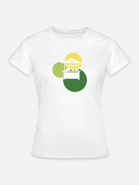 Imbiss Mahlzeit - Frauen T-Shirt - Weiß