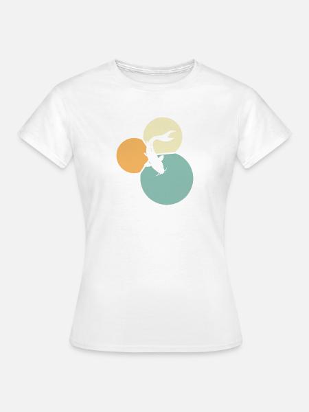 Koi Fisch Fischen Fischer - Frauen T-Shirt - Weiß