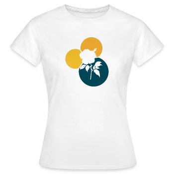 Florist Botanisch - Frauen T-Shirt - Weiß - Vorne - AI Model Female 172 dark (172cm)