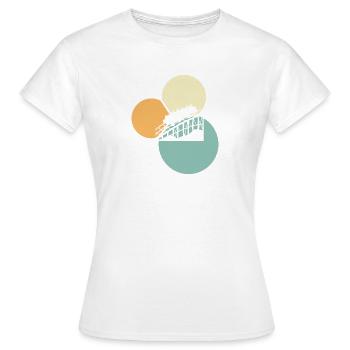 Grande Roue Chapiteau Lukas - T-shirt Femme - blanc - Devant - AI Model Female 172 dark (172cm)