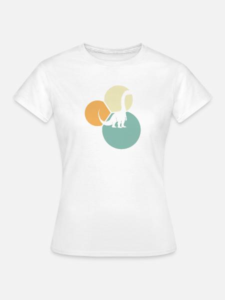 Urzeit Rex Dinosaurier - Frauen T-Shirt - Weiß