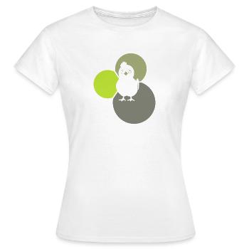 Chicken, poultry, chicks - Women's T-Shirt - white - Front - AI Model Female 172 dark (172cm)