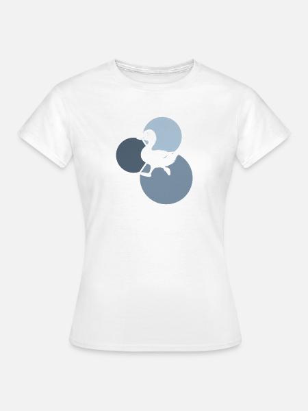 Schnabel Quak Gans - Frauen T-Shirt - Weiß