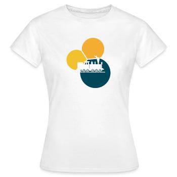 Modèle réduit de locomotive à vapeur - T-shirt Femme - blanc - Devant - AI Model Female 172 dark (172cm)