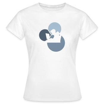 Hacker Étudiant en informatique - T-shirt Femme - blanc - Devant - AI Model Female 172 dark (172cm)