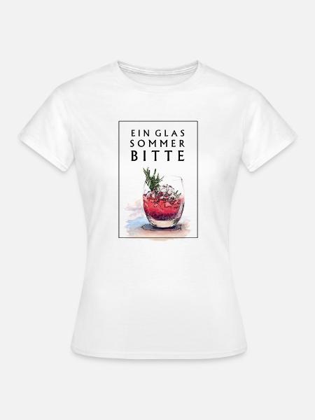 Cocktail - Frauen T-Shirt - Weiß