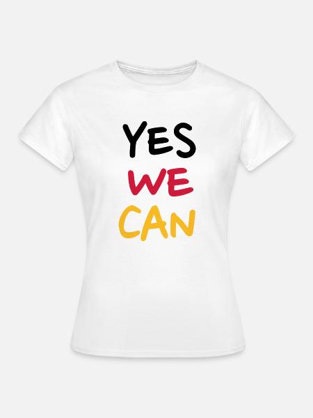 Yes we can - Maglietta da donna - bianco
