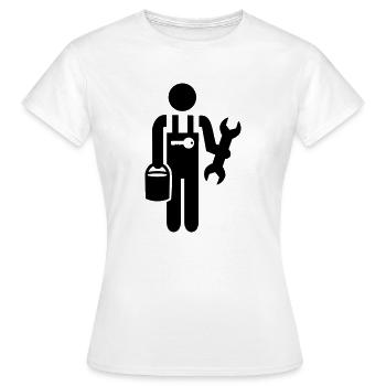 Concierge - T-shirt Femme - blanc - Devant - AI Model Female 172 dark (172cm)