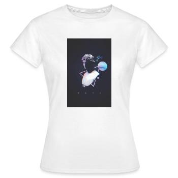 Art moderne - T-shirt Femme - blanc - Devant - AI Model Female 172 dark (172cm)
