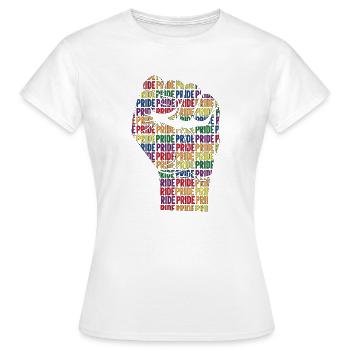 Pride Faust LGBT Pride Month - Frauen T-Shirt - Weiß - Vorne - AI Model Female 172 dark (172cm)