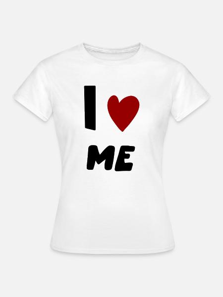 ICH ICH ❤️ - Frauen T-Shirt - Weiß