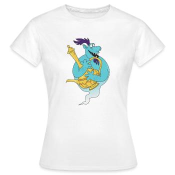 Gini Wunderlampe Flaschengeist - Frauen T-Shirt - Weiß - Vorne - AI Model Female 172 dark (172cm)