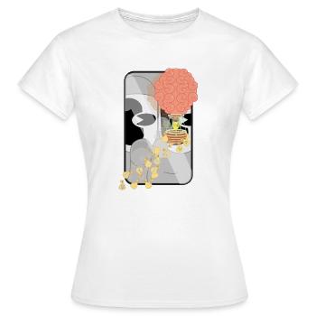SE LEVER - T-shirt Femme - blanc - Devant - AI Model Female 172 dark (172cm)