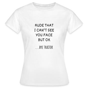 Marche des employés pour les femmes, marche des employés - T-shirt Femme - blanc - Devant - AI Model Female 172 dark (172cm)