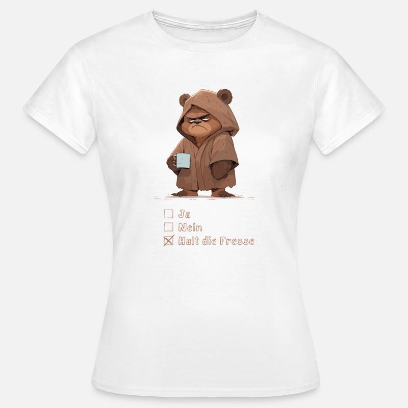 Grumpy Bear - multiple choice - Frauen T-Shirt - Weiß