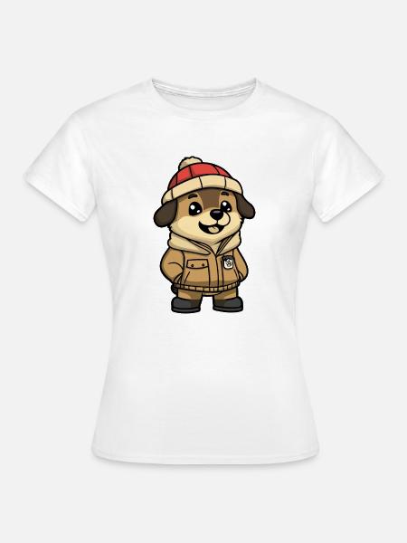 Kangal Hund Cartoon - Frauen T-Shirt - Weiß