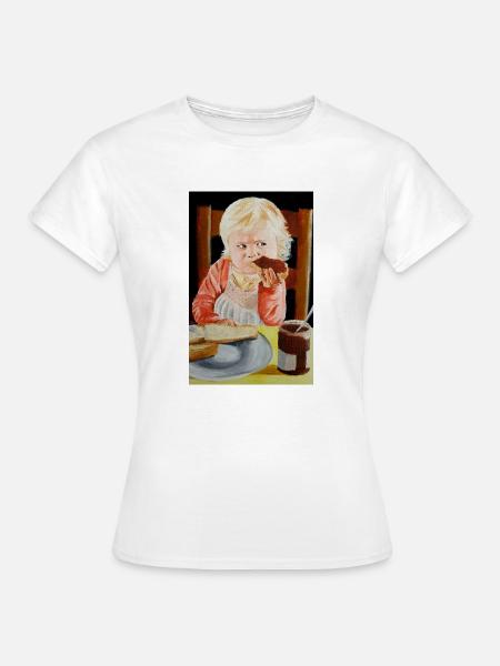 Grumpy kid - Frauen T-Shirt - Weiß