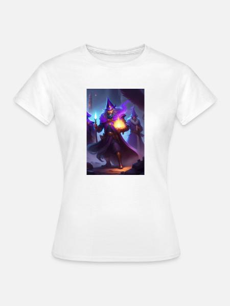 Dunkler Zauberer - Frauen T-Shirt - Weiß