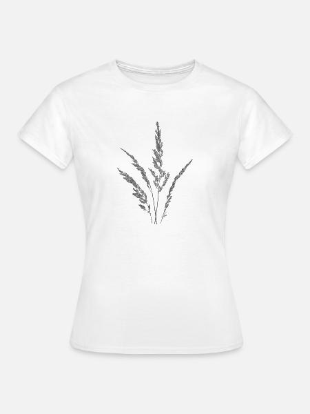 Gräser - Frauen T-Shirt - Weiß
