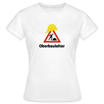 Senior Manager du site - T-shirt Femme - blanc - Devant - AI Model Female 172 dark (172cm)