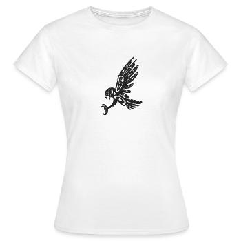 Totem hawk black - Women's T-Shirt - white - Front - AI Model Female 172 dark (172cm)