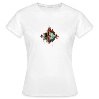 SURREAL - Frauen T-Shirt - Weiß - Vorne - AI Model Female 172 dark (172cm)