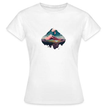 SURREAL - Women's T-Shirt - white - Front - AI Model Female 172 dark (172cm)