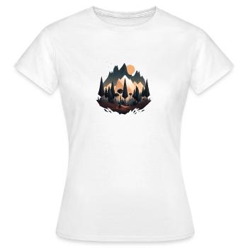 SURREAL - Frauen T-Shirt - Weiß - Vorne - AI Model Female 172 dark (172cm)