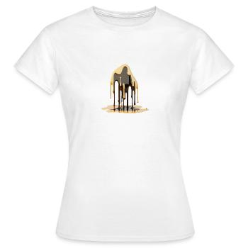 FUSION - T-shirt Femme - blanc - Devant - AI Model Female 172 dark (172cm)