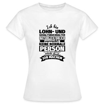 Lohn- und Gehaltsbuchhalter Geschenke - Frauen T-Shirt - Weiß - Vorne - AI Model Female 172 dark (172cm)