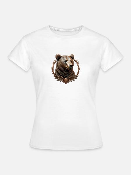 The Bronze Bear - Frauen T-Shirt - Weiß