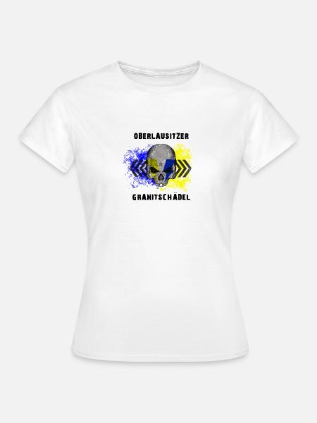Oberlausitzer Granitschädel - Frauen T-Shirt - Weiß