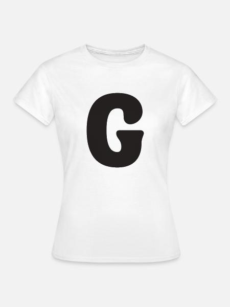 G - Frauen T-Shirt - Weiß