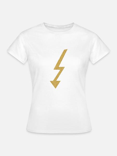 Blitz Blitzableiter - Frauen T-Shirt - Weiß