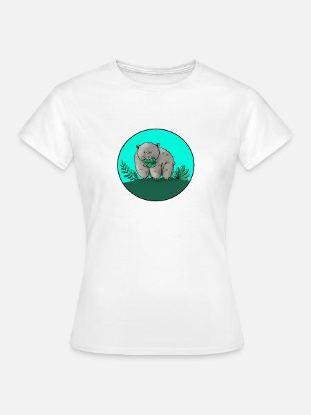 wombat - Frauen T-Shirt - Weiß