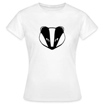 Dachs - Frauen T-Shirt - Weiß - Vorne - AI Model Female 172 dark (172cm)