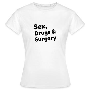 Arzt / Medizin / Chirurg / Chirurgie - Frauen T-Shirt - Weiß - Vorne - AI Model Female 172 dark (172cm)
