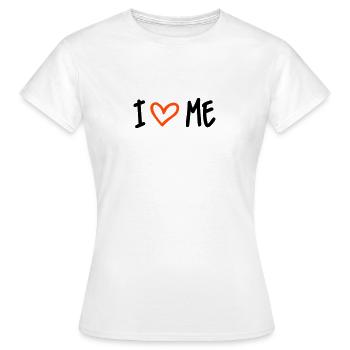 i love me - Frauen T-Shirt - Weiß - Vorne - AI Model Female 172 dark (172cm)