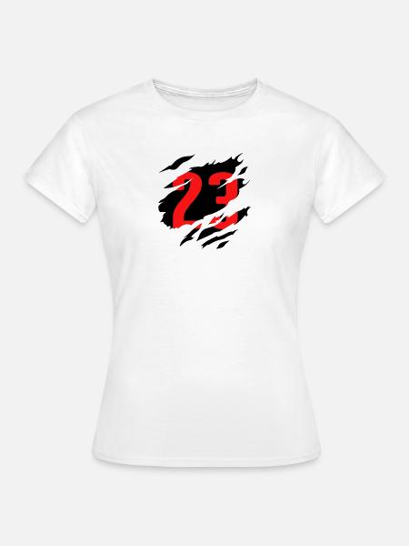 23 Unleashed - Frauen T-Shirt - Weiß