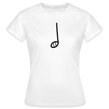 Musicien musicien musicien - T-shirt Femme - blanc - Devant - AI Model Female 172 dark (172cm)