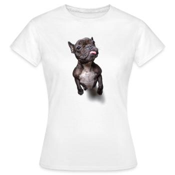 Mad Frenchie - Women's T-Shirt - white - Front - AI Model Female 172 dark (172cm)