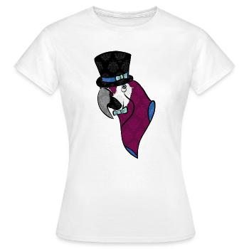 Parrot - Women's T-Shirt - white - Front - AI Model Female 172 dark (172cm)
