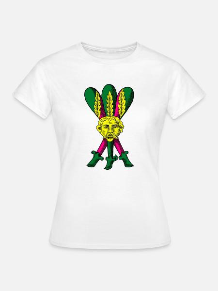 DREI STÖCKE - Frauen T-Shirt - Weiß