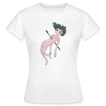 Flèche de Cupidon - T-shirt Femme - blanc - Devant - AI Model Female 172 dark (172cm)