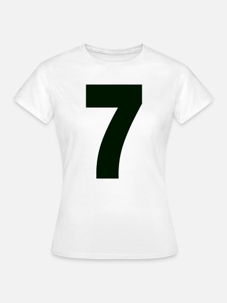 7 - Frauen T-Shirt - Weiß