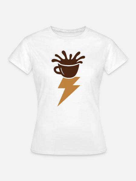 Espressoblitz. - Frauen T-Shirt - Weiß
