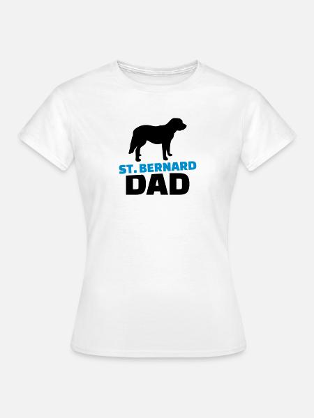 Bernhardiner - Frauen T-Shirt - Weiß